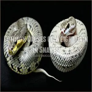 Common Causes of Weight Gain in Snakes Common Causes of Weight Gain in Snakes