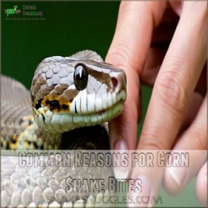 Common Reasons for Corn Snake Bites