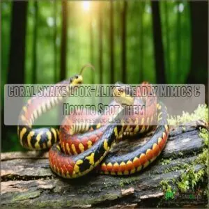 coral snake look alike coral snake look alike
