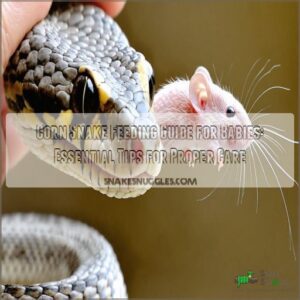 corn snake feeding guide for babies