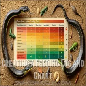 Creating a Feeding Log and Chart Creating a Feeding Log and Chart