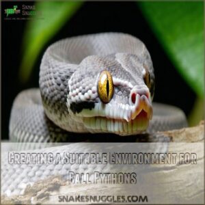 Creating a Suitable Environment for Ball Pythons