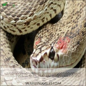 Diagnosing Snake Skin Discoloration