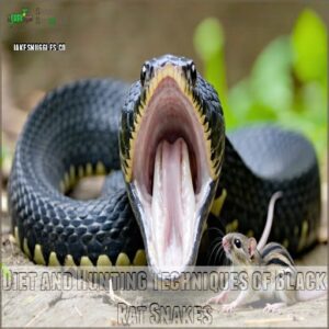 Diet and Hunting Techniques of Black Rat Snakes