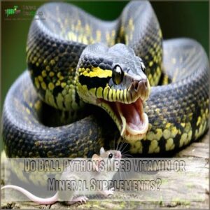 Do Ball Pythons Need Vitamin or Mineral Supplements