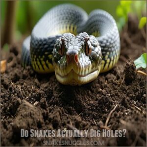 Do Snakes Actually Dig Holes