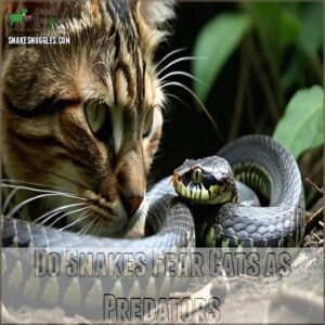 Do Snakes Fear Cats as Predators