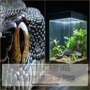 Drawbacks of Boa Constrictors as Pets