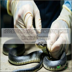 Educational Requirements for Snake Milking Careers