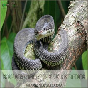 Enclosure Sizing for Boa Constrictors