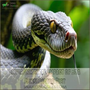 Environmental Impact of Boa Constrictor Diet