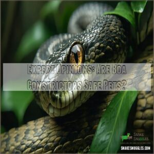 Expert Opinions: Are Boa Constrictors Safe Pets