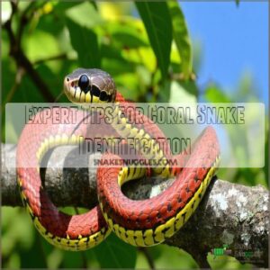 Expert Tips for Coral Snake Identification