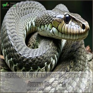 Factors Affecting Snake Movement During Shedding