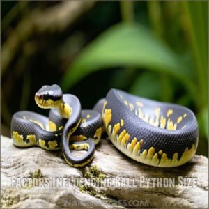 Factors Influencing Ball Python Size