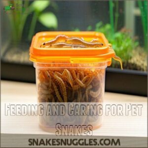 Feeding and Caring for Pet Snakes