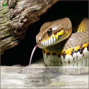 Feeding Frequency and Fasting in Corn Snakes