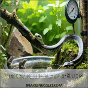 Feeding Frequency for Young Snakes