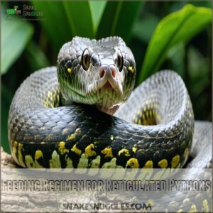 Feeding Regimen for Reticulated Pythons