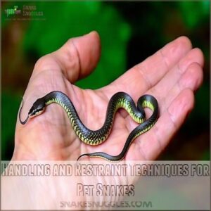 Handling and Restraint Techniques for Pet Snakes