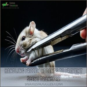 Handling Frozen Rodents to Prevent Scent Transfer