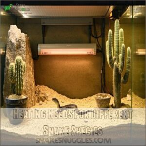 Heating Needs for Different Snake Species