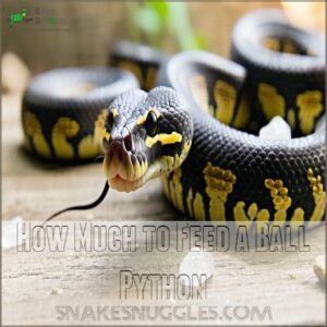 How Much to Feed a Ball Python