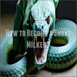 How to Become a Snake Milker