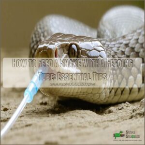 how to feed a snake with a feeding tube