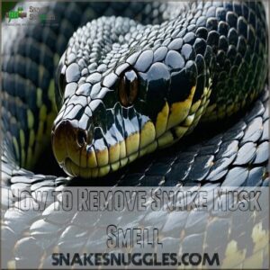 How to Remove Snake Musk Smell