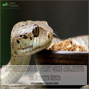 Importance of Prey Size Relative to Snake Size