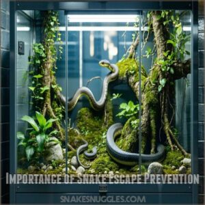 Importance of Snake Escape Prevention