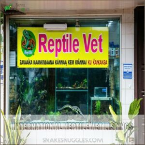 International Reptile Vet Listings