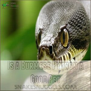 Is a Burmese Python a Good Pet