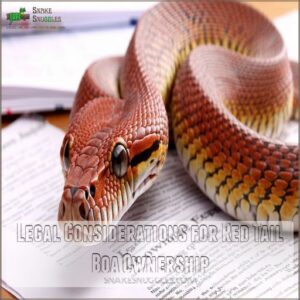 Legal Considerations for Red Tail Boa Ownership