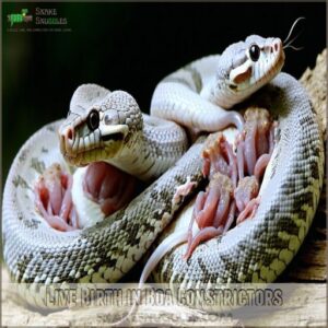 Live Birth in Boa Constrictors