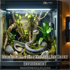 Maintaining a Safe and Healthy Snake Environment