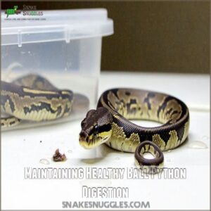 Maintaining Healthy Ball Python Digestion