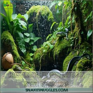 Maintaining Humidity Levels in Snake Enclosures