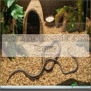 Maintenance and Care of Snake Bedding