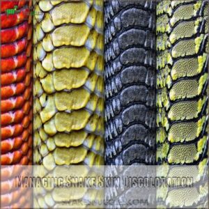 Managing Snake Skin Discoloration