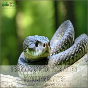 Precautions to Take When Handling Snakes