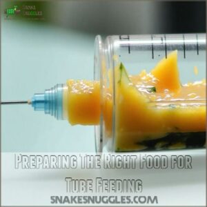 Preparing The Right Food for Tube Feeding