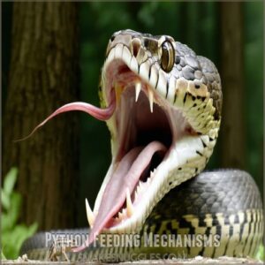 Python Feeding Mechanisms