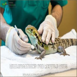 Qualifications for Reptile Vets