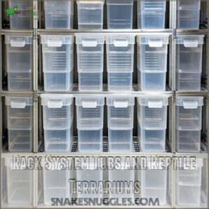 Rack System Tubs and Reptile Terrariums