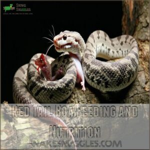 Red Tail Boa Feeding and Nutrition