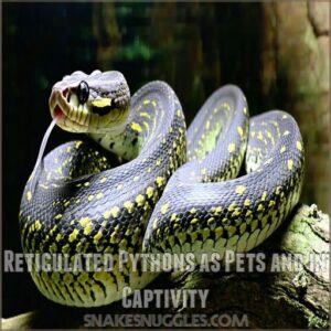 Reticulated Pythons as Pets and in Captivity