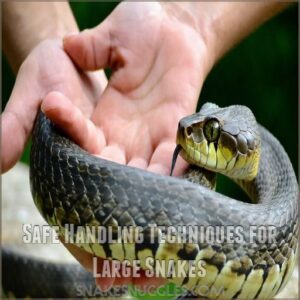 Safe Handling Techniques for Large Snakes