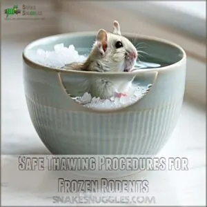 Safe Thawing Procedures for Frozen Rodents Safe Thawing Procedures for Frozen Rodents